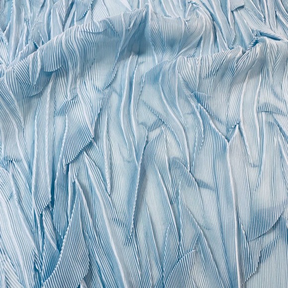 Комбинированное гофре "Виолетта" Шифон голубой Комбинированное гофре "Виолетта" Шифон голубой