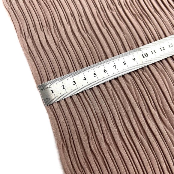 Складка Жатка Box Креп-шифон песочный