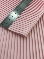 Плиссе 4 мм Сатин розовый Плиссе 4 мм Сатин розовый