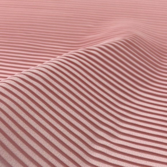 Плиссе 4 мм Сатин розовый