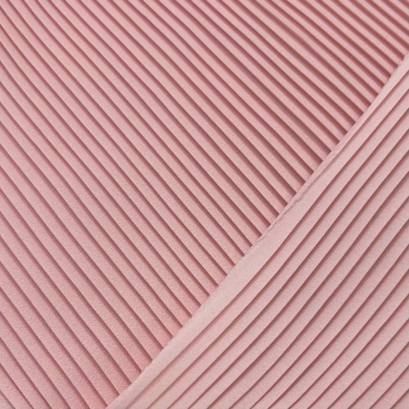 Плиссе 4 мм Сатин розовый