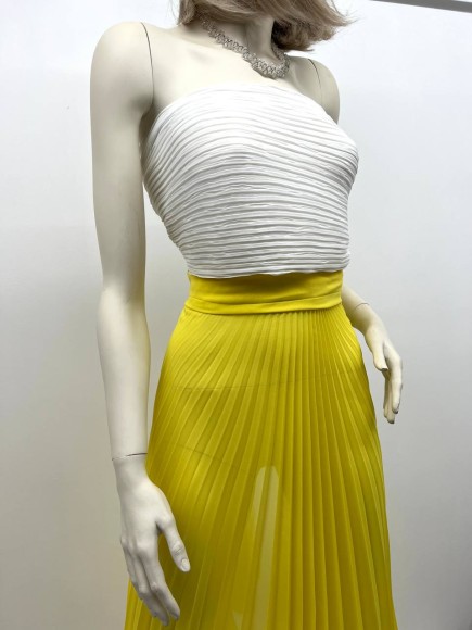 Гофре бал9 Шифон желтый