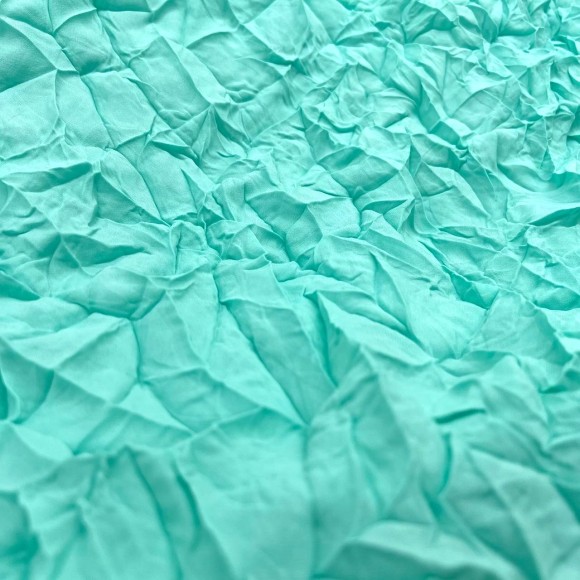 Складка Крэш Креп-шифон Мятный