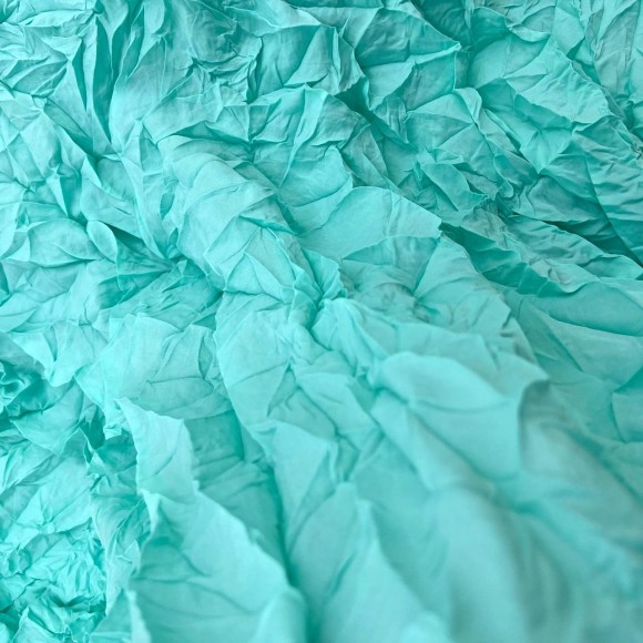 Складка Крэш Креп-шифон Мятный