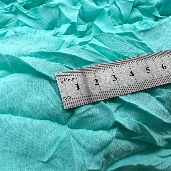 Складка Крэш Креп-шифон Мятный