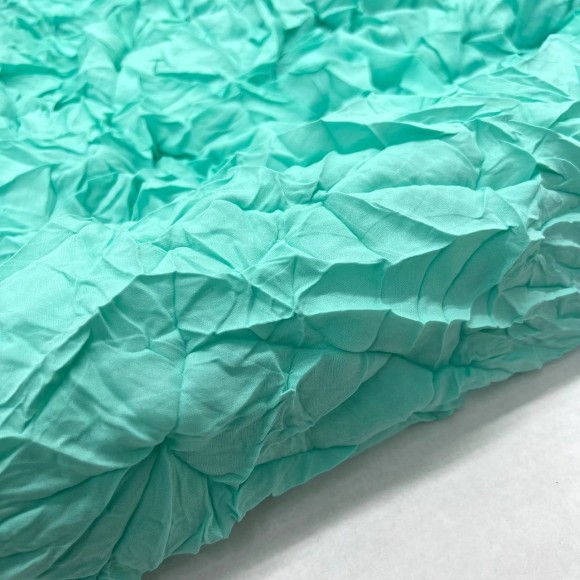 Складка Крэш Креп-шифон Мятный