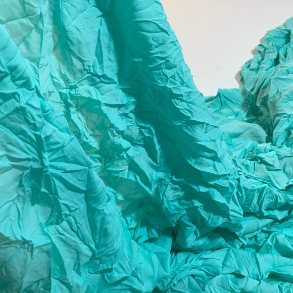 Складка Крэш Креп-шифон Мятный