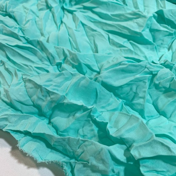 Складка Крэш Креп-шифон Мятный