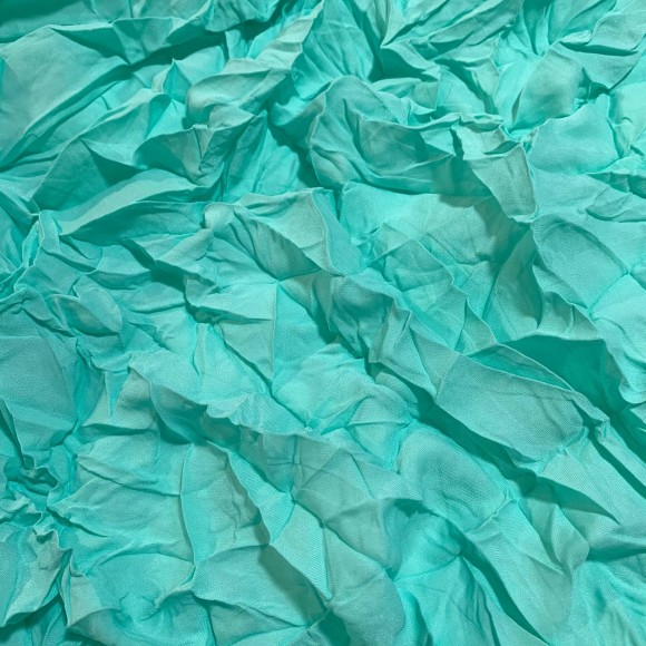 Складка Крэш Креп-шифон Мятный