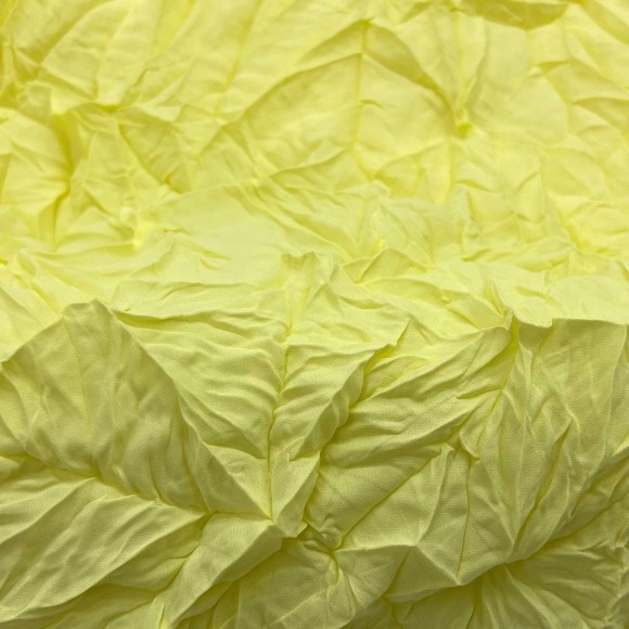 Складка Крэш Креп-шифон Желтый