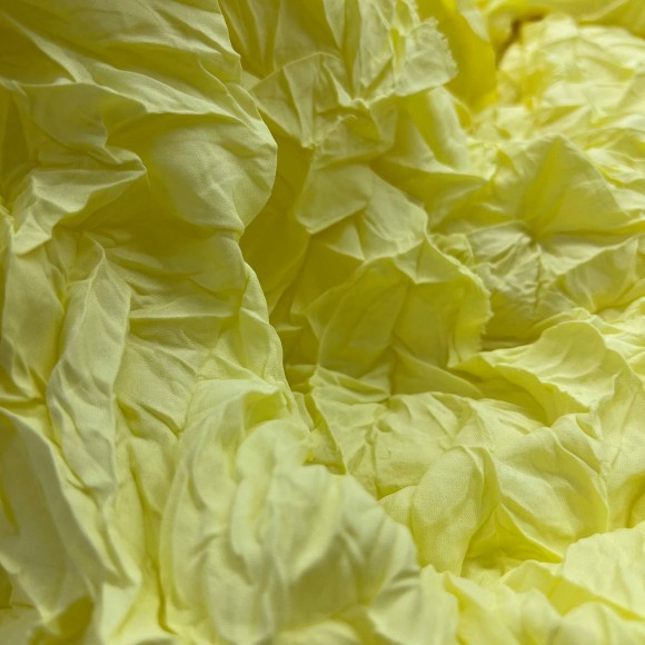 Складка Крэш Креп-шифон Желтый