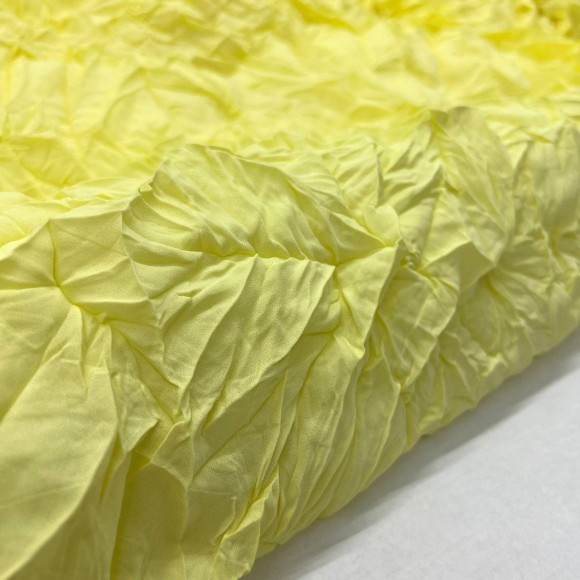 Складка Крэш Креп-шифон Желтый