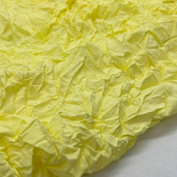 Складка Крэш Креп-шифон Желтый