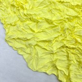 Складка Крэш Креп-шифон Желтый