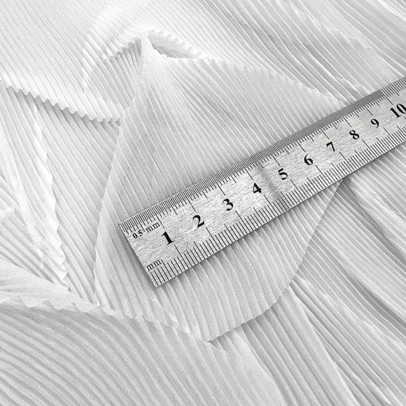 Комбинированное гофре "Виолетта" Шифон белый Комбинированное гофре "Виолетта" Шифон белый