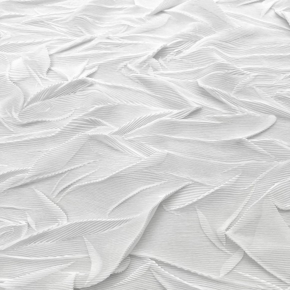 Комбинированное гофре "Виолетта" Шифон белый Комбинированное гофре "Виолетта" Шифон белый