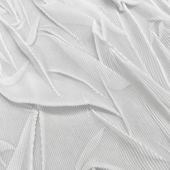 Комбинированное гофре "Виолетта" Шифон белый Комбинированное гофре "Виолетта" Шифон белый