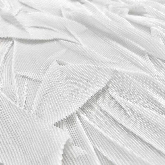 Комбинированное гофре "Виолетта" Шифон белый Комбинированное гофре "Виолетта" Шифон белый