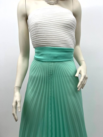 Гофре бал9 Шифон бирюзовый