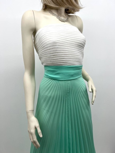 Гофре бал9 Шифон бирюзовый