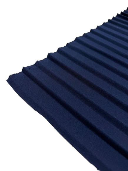 Плиссе 1.5 см Скуба синяя Плиссе 1.5 см Скуба синяя