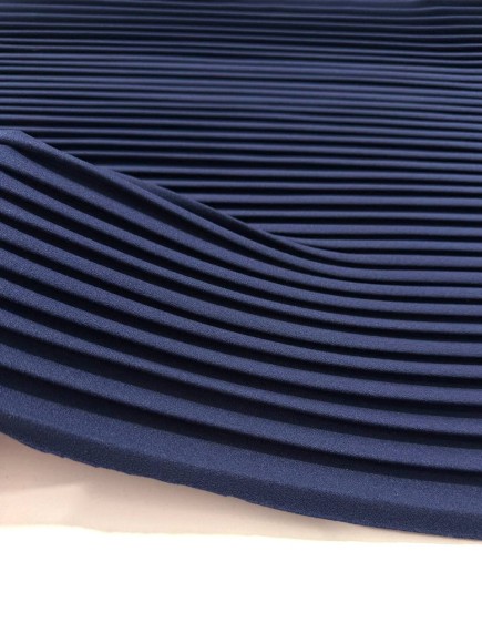 Плиссе 1.5 см Скуба синяя Плиссе 1.5 см Скуба синяя