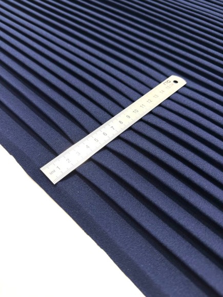 Плиссе 1.5 см Скуба синяя Плиссе 1.5 см Скуба синяя