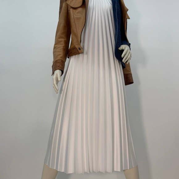 Гофре классическое Атлас белый