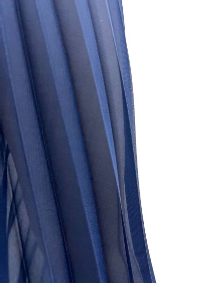 Гофре бал9 Шифон синий