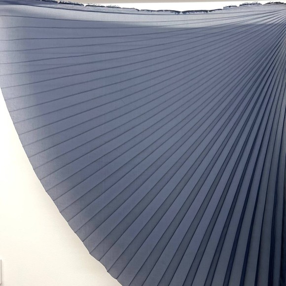 Гофре бал9 Шифон синий