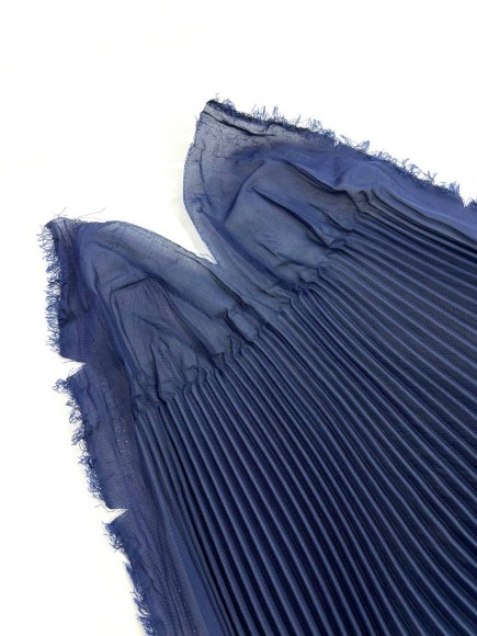 Гофре бал9 Шифон синий