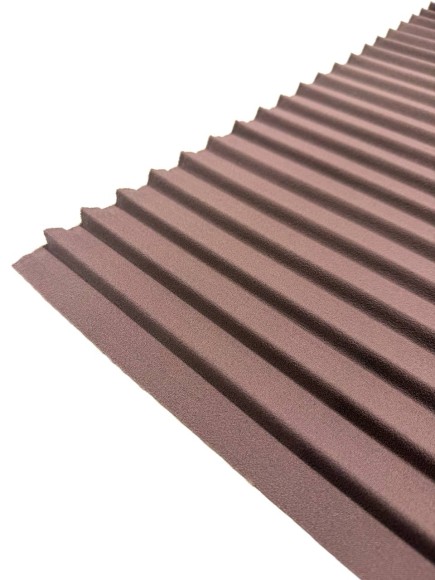 Плиссе 1.5 см Скуба кофейная