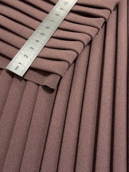 Плиссе 1.5 см Скуба кофейная