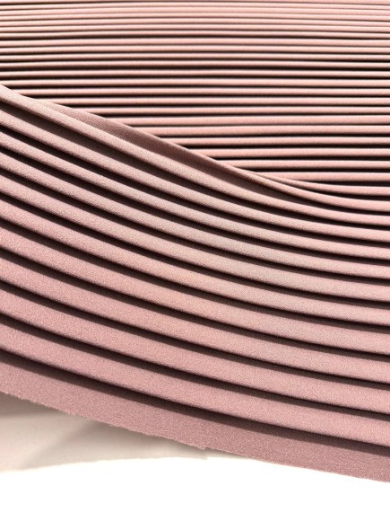 Плиссе 1.5 см Скуба кофейная