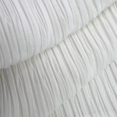 Складка Жатка Box шифон молочный