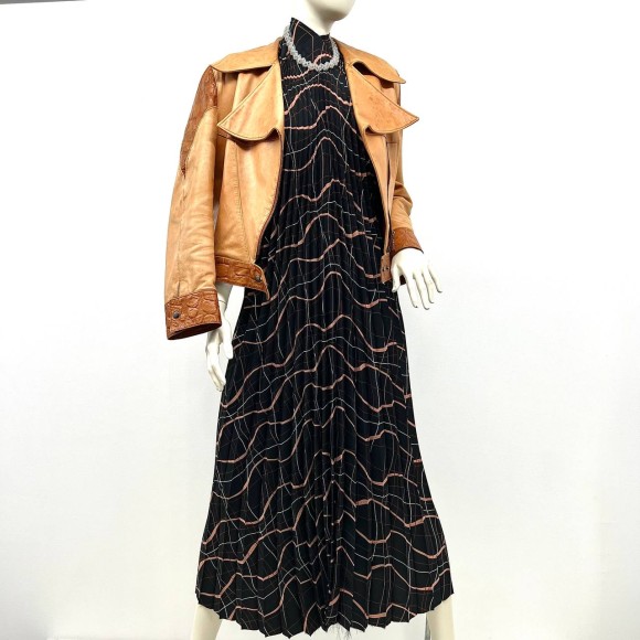 Гофре классика Вискоза бежевый