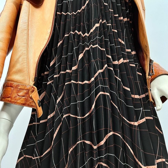 Гофре классика Вискоза бежевый