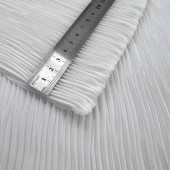 Складка Жатка Шифон молочный