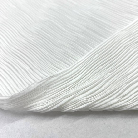 Складка Жатка Шифон молочный