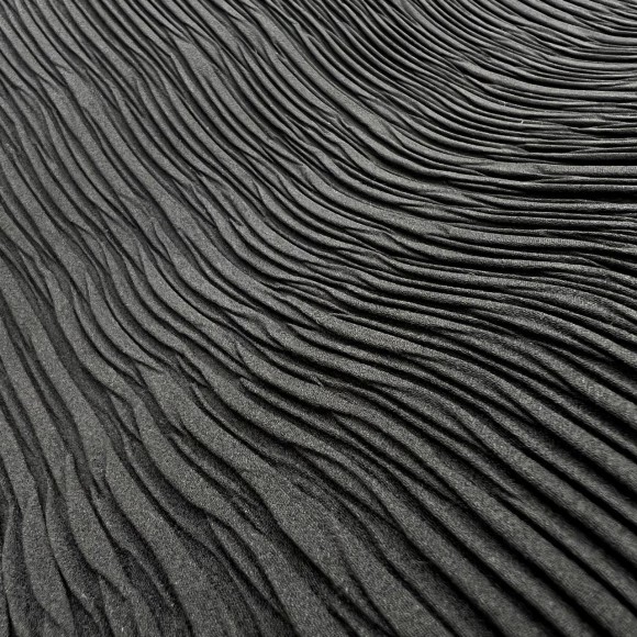 Складка Жатка Box Креп-шифон черный