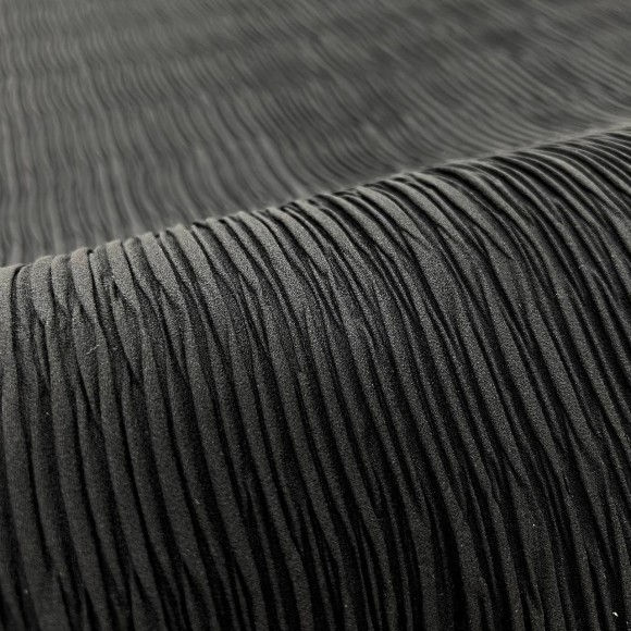 Складка Жатка Box Креп-шифон черный