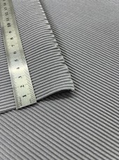 Гофре параллельное 2 мм Креп-шифон серый плотный Гофре параллельное 2 мм Креп-шифон серый плотный