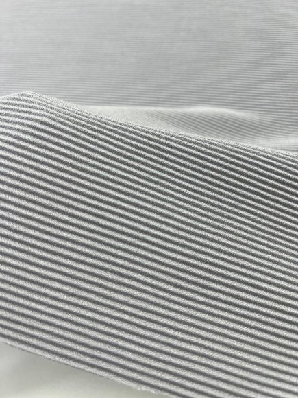 Гофре параллельное 2 мм Креп-шифон серый плотный