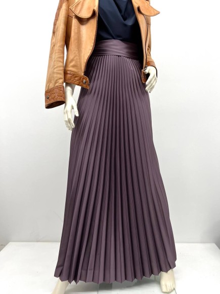 Гофре классика Армани сливово-серый