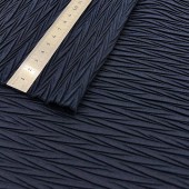 Складка Листья бамбука Креп-шифон чернильный