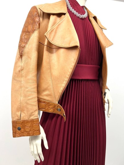 Гофре классика Армани винный