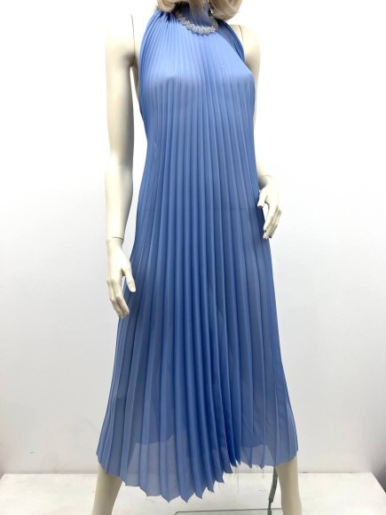 Гофре классика Шифон голубой