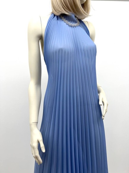 Гофре классика Шифон голубой