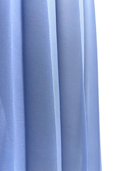 Гофре классика Шифон голубой