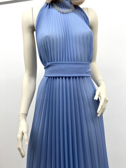 Гофре классика Шифон голубой